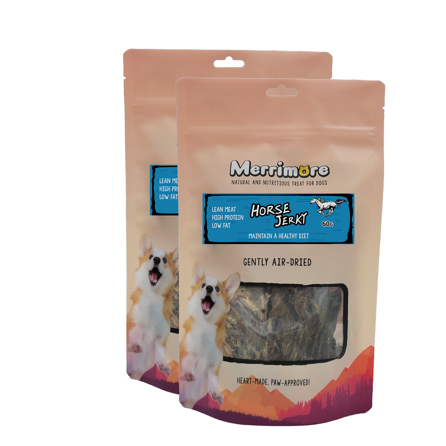 Twin Pack horse jerky (includes 1 free gift)